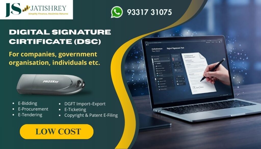 Digital Signature Certificate DSC Jatishrey